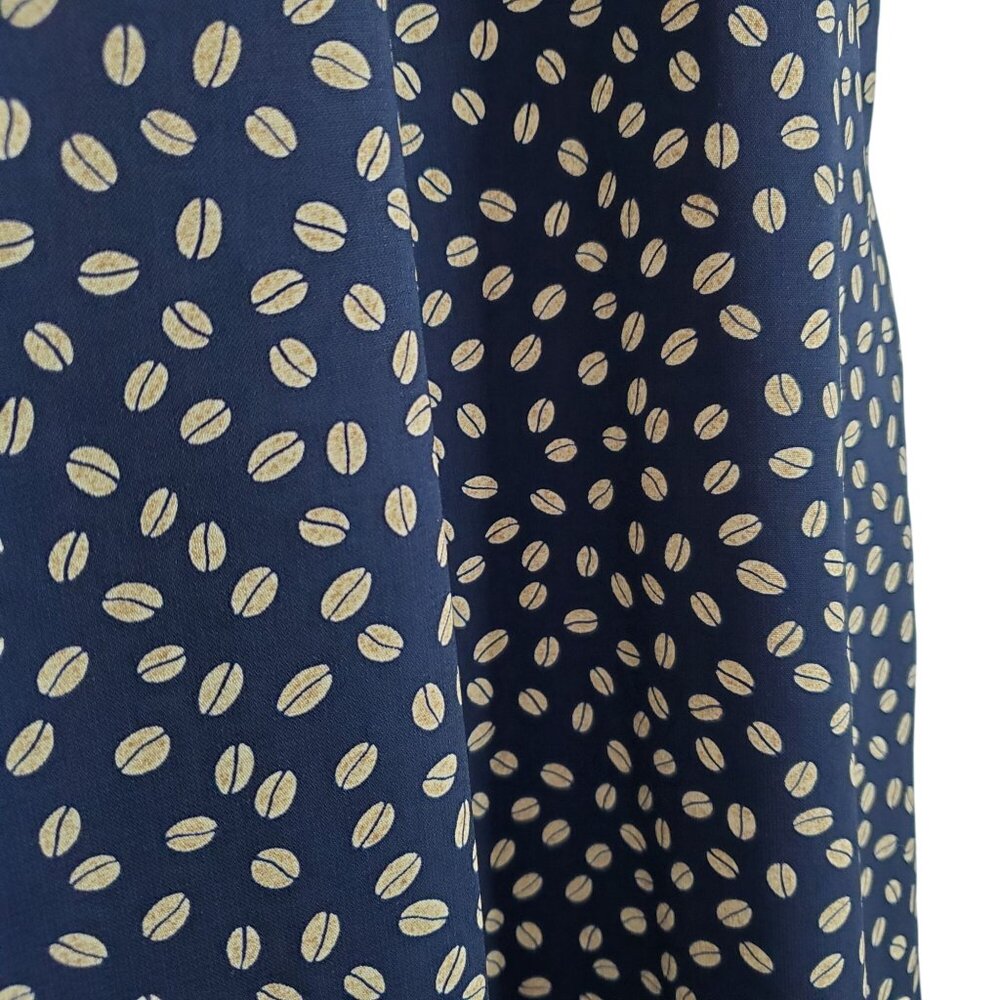 Maggie McNaughton Size 22W Dress Maxi Coffee Fairy Bean Barista Print Full Flowy - Picture 10 of 12